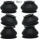 6 Pcs Universal Black Rubber Tie Rod End Ball Joint Dust Cover Car Suspension Steering Ball Joint