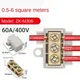 High Power T-type Splitter Quick Wire Connector Terminal Block Electrical Cable Junction Box ZK-M306