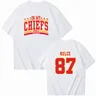 In My Chiefs Era Shirt Taylor e Travis Shirt regalo per Fan Travis Kelce Football Tee o-collo
