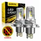 AUXITO 1/2X 9003 HB2 H4 LED Canbus Headlights Hi/Lo Beam 12V Fanless for Audi Honda Toyota Ford H4