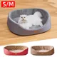 Cat Bed Double Sided Dog House High Fence Anti Slip Bottom Pet Cushion for Dogs Product Puppy Cat