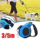 Dog Collar Accessories Dog Leash for Dogs 3M/5M Cat Automatic Retractable Durable Nylon Lead Puppy