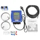 Digital Ultrasonic Water Flowmeter Wall Mounted Clamp On TM-1 Transducer DN50mm-700 TUF-2000B RS485