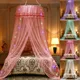 Princess Girl Garden Mosquito Net Round Lace Curtain Dome Bed Canopy Netting Summer Romantic