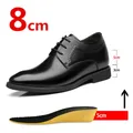 Uomo ascensore Business Dress scarpe in pelle 3/6/8cm uomo scarpe formali inverno/primavera uomo