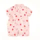 Summer infant Baby girls boys Clothing Bodysuits Onesie Short sleeve Baby kimono Bamboo muslin