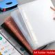 A4 Binder D-Type Punch Folder Office Storage File Ring Waterproof Test Paper Data Storage Folder 4