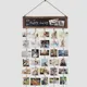 1 Set Hanging Photo Display Holder Wall Mounted Photo Collage Frame Photo Wall Display Holder Home