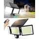304LED Solar lamp Outdoor Security light with Motion Sensor Waterproof LED powerful Spotlight for