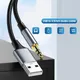 USB to 3.5mm Audio Cable Male to Male Stereo USB A to 3.5 Jack AUX Adapter Wire Headphone Speaker