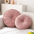 Lumbar Pillow Living Room Sofa B&B Decorative Wheel Futon Nordic Pumpkin Pillow Round Pillow Pink
