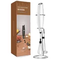 Double Whisk Milk Frother Handheld Electric Mixer Egg Beater Foam Maker for Coffee Whisk Drink Mixer