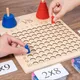 Wooden Math Multiplication Board Montessori Counting Toy Kids Early Learning Educational Toys