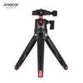 Andoer Mini Tripod Handheld Travel Tabletop Stand w/Ball Head for Canon Nikon Sony DSLR for iPhone
