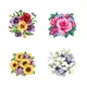 Diy Bead embroidery kits Diy bead cross stitch kits beadwork set 3mm pearl embroidery flower icons