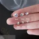 Real 0.1-1 Carat D Color Moissanite Earring For Women 925 Sterling Silver Earring 2022 Trend Wedding