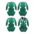 4 PCS Knives Forks Bag Silverware Holder Easter Bunny Cutlery Storage Bag 4PCS Cutlery Holders Pouch