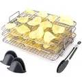 Air Fryer Rack For Ninja Foodi Grill XL Air Fryer Multi-Layer Dehydrator Rack Toast Rack Air Fryer