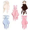 Baby Animals Plush Toy Soft Towel Newborn Snuggle Comforter Soothe Calm Sleeping Blankets Infant