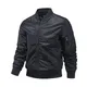 2024 Fashion Spring Jacket for Men Solid Color New in Outerwear Bomber Aviator Jackets Outdoor