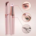 Electric Eyebrow Trimmer Rechargeable Painless Eyebrow Epilator Eyebrow Shaper Shaver Razor Portable