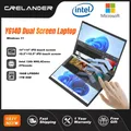 CRELANDER Dual Screen Laptop 14+14 Inch 2K Touch Screen Notebook Intel N95 CPU 360 Degree Flip Metal