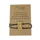 Vintage Sunflower Couple Bracelets For Women Men Handmade Braided Rope Chain Daisy Flower Charm