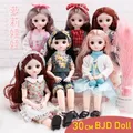 Bjd Dolls 30cm Clothes Full Set 1/6 Kawaii Baby Reborn Dolls Toys For Girls 23 Ball Jointed Barbie