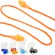 Silicone Swimming Earplugs Noise Reduction Comfort Earplugs Waterproof Soft Ear Plugs with Rope