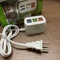 Caricabatterie per telefono ciabatta USB multifunzionale ricarica rapida 6 porte USB Mini presa di