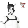 New XL Puppy Cosplay 4pcs/set Neoprene Fetish Full Head Hood for Men Exotic Dog Roleplay Party Mask