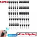 10/50PCS duplicatore di clonazione universale telecomando chiave 433MHZ 433.92MHZ Clone apprendimento fisso Rolling Code per porta del Garage del cancello