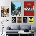 B-Beatles Hot Band POSTER Poster Gift Home Decor Picture for Living Room Bedroom Small