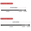 Universal 88.5-200CM Telescopic Crossbar Photo Background Support Adjust Height Backdrop Stand for