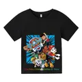 PAW Patrol Toddler Cotton T Shirt Chase Marshall Kid Pokemon Shirt Boy Girl Cute Cartoon Printed