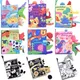 Montessori Baby Cloth Book Black and White Infant Soft Fabric Sensory Books for Babies Baby Toys 0