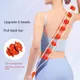 Back Stripe Massager Roller Household Handheld Ball Massager Back Trainer Massage and Relaxation