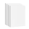 4pcs Stretched Canvas 8 x 10 Inches ( 20 x 25 cm) Square Blank Canvases 100% Cotton Canvases for