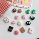 Cute Cookes Shape USB Charger Cable Protective Cover Soft Silicone Data Line Wire Cord Protector for