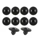 10pcs Plastic Car Front Bumper Grille Deflector Panel Clips Auto Fastener 30763619 for Volvo XC70