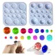 DIY Gemstone Patch Silicone Mold Time Stone Ring Earrings Pendant Jewelry Making Epoxy Resin Molds