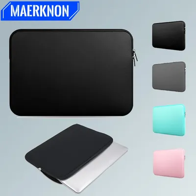 Portable Laptop Bags 6-15.6Inch Laptop Sleeve Bag Soft Notebook Case for Macbook Dell Pouch Skin