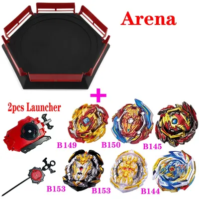 NEW Tops Launchers Beyblade Burst Set Toys with Starter and Arena Bayblade Metal God Bayblades Top