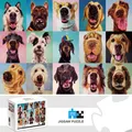 1000 Pieces Cute Pet Dog Nose Jigsaw Puzzle Home Decor Adults Puzzle Games Family Fun Floor Puzzles