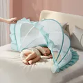 Folding Baby Mosquito Net Portable Baby Bedding Crib Netting For Newborn 0-18 Months Baby Bed Net