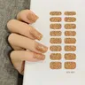 Adesivo per unghie Glitter paillettes in polvere adesivi per unghie di bellezza completa
