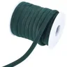 1 Roll 10m 8mm Dark Green Velvet Cord Soft Velvet Round Choker Cord DIY Craft Velvet Ribbon String