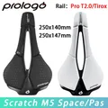 Prologo Scratch M5 Pas/Space Bicycle Saddle Pro T2.0 Tirox Rail for Road MTB City Touring XC Gravel