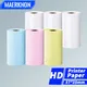 Mini Printer Thermal Paper 57MM Rolls DIY Color Sticker Label Printers Self-adhesive Paper For