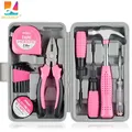 Tool Set 13/24-Piece General Household Basic Hand Tools Kit with Plastic Toolbox Storage Case